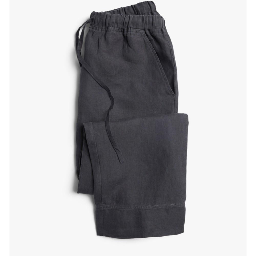 Parachute Dark Grey 100% European Flax Linen Lounge Pants Size S